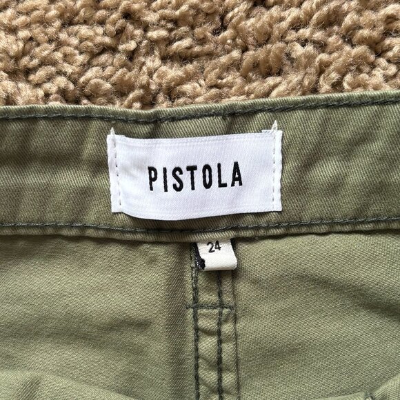 PISTOLA DENIM Tammy High Waist Straight Leg Pants, Royal Honor, 24, NWT - Picture 4 of 7